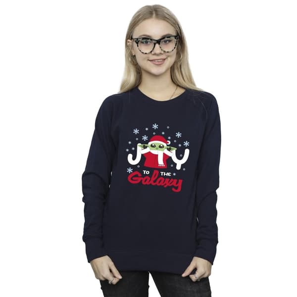 Star Wars Womens/Ladies The Mandalorian Joy To The Galaxy Sweatshirt