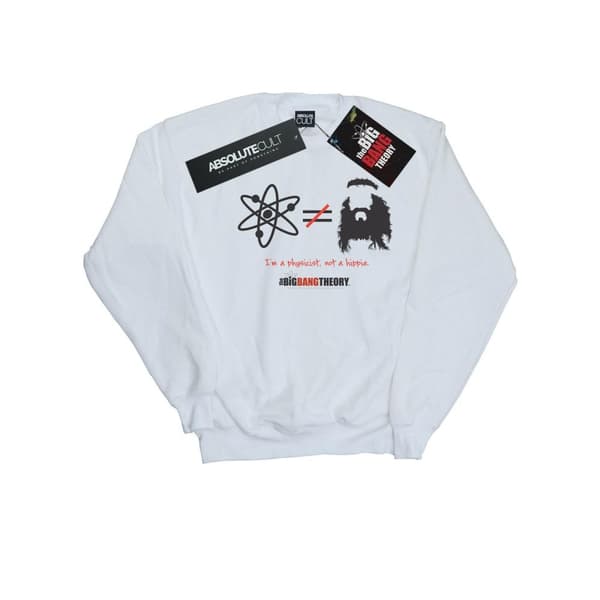 The Big Bang Theory Girls I Am A Physicist Not A Hippie Sweatshirt
