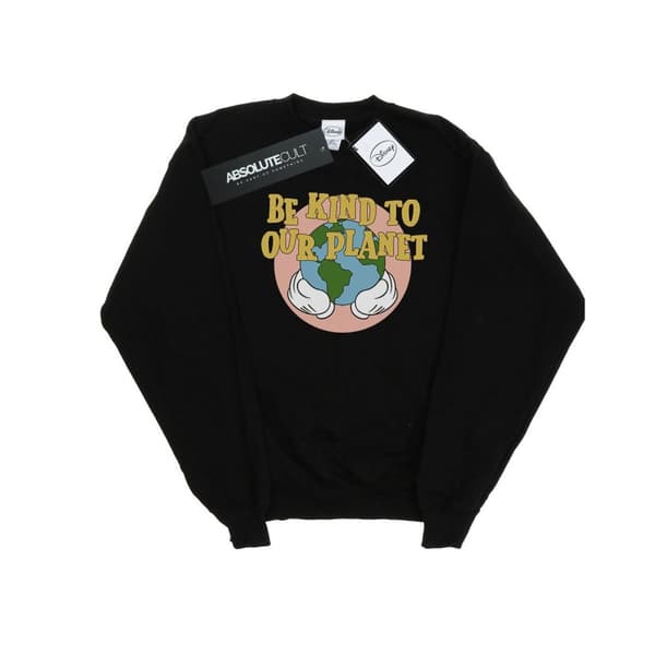 Disney Dam/kvinnor Musse Pigg - var snäll mot vår planet - Sweatshirt