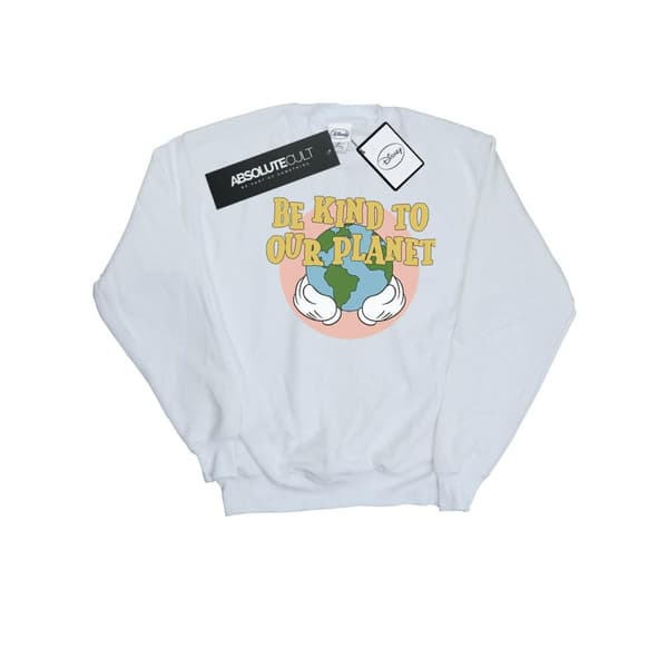 Disney Dam/kvinnor Musse Pigg - var snäll mot vår planet - Sweatshirt