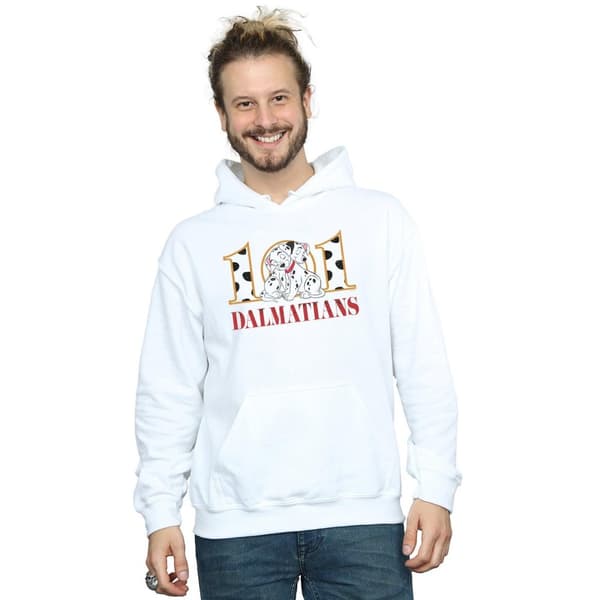 Disney Mens 101 Dalmatians Puppy Hug Hoodie