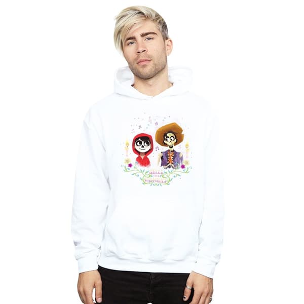 Disney Mens Coco Miguel And Hector Hoodie