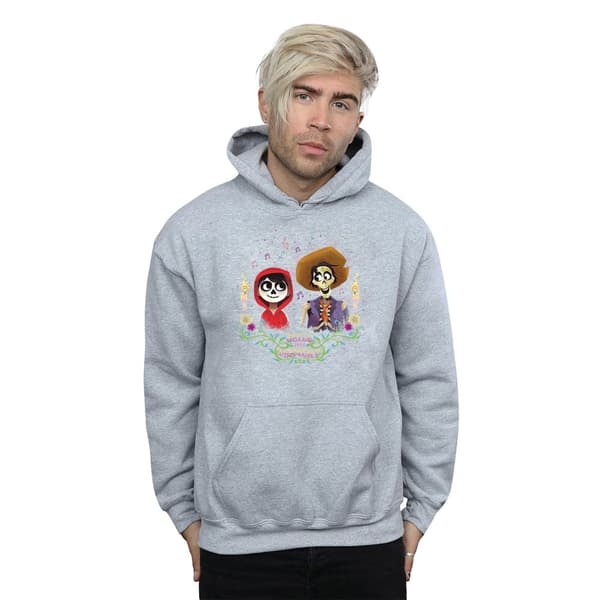 Disney Mens Coco Miguel And Hector Hoodie