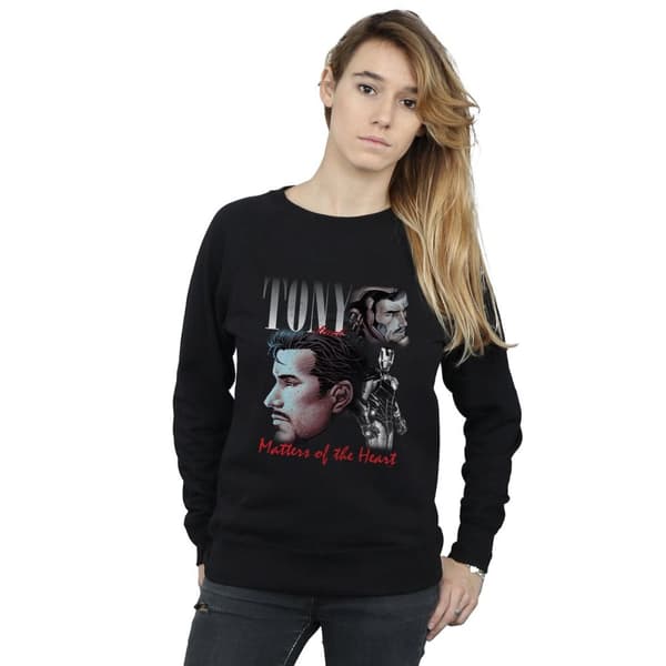 Marvel Womens/Ladies Tony Stark Homage Sweatshirt