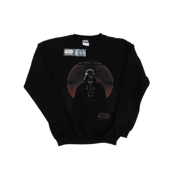 Star Wars Girls Rogue One Vader Death Star Glow Sweatshirt Black 12-13 Years