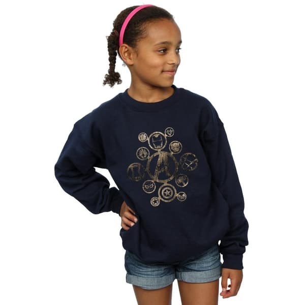 Marvel Sweatshirt med ikoner från Avengers Infinity War för flickor