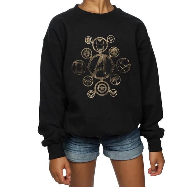 Marvel Sweatshirt med ikoner från Avengers Infinity War för flickor