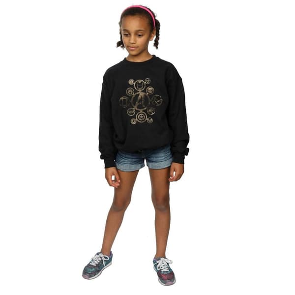 Marvel Sweatshirt med ikoner från Avengers Infinity War för flickor