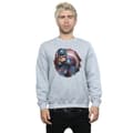 Miniatyrbild 2 av 3: Marvel Mens The Falcon And The Winter Soldier Captain America Stare Sweatshirt