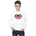 Miniatyrbild 2 av 3: Netflix Pojkar Stranger Things Demogorgon Sweatshirt med julbelysning