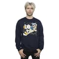 Miniatyrbild 2 av 3: Disney Mens Goofy Reading In Space Sweatshirt