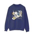 Miniatyrbild 1 av 3: Disney Mens Goofy Reading In Space Sweatshirt