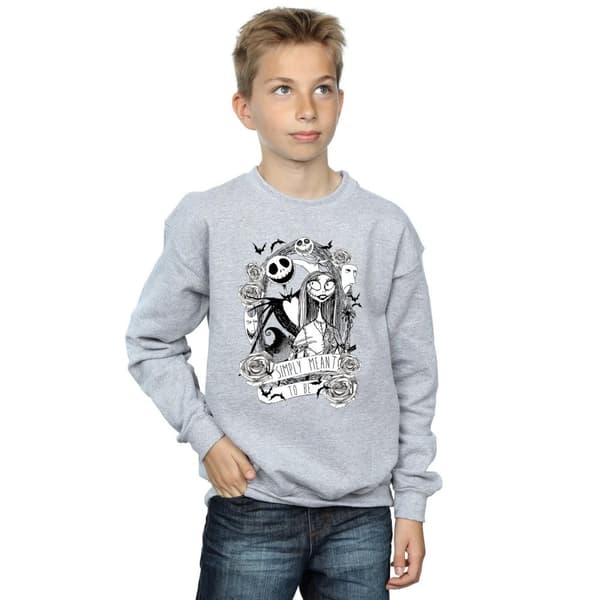 Disney Boys Nightmare Before Christmas Simply Meant To Be Sweatshirt