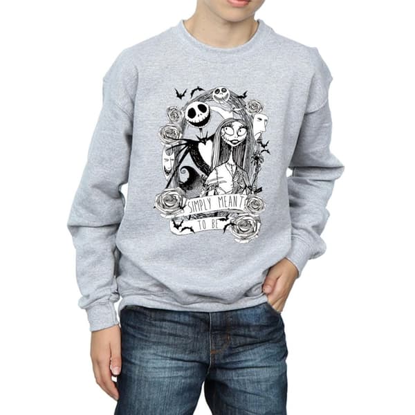 Disney Boys Nightmare Before Christmas Simply Meant To Be Sweatshirt