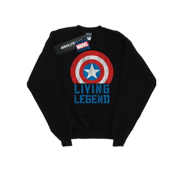 Marvel Sweatshirt med levande legend från Captain America för flickor