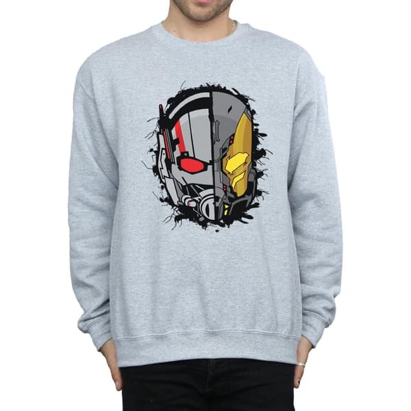 Marvel Mens Ant-Man Split Helmet Sweatshirt