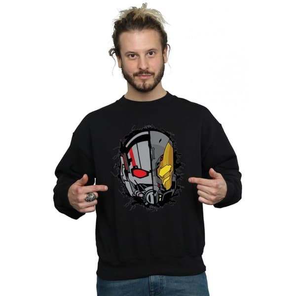 Marvel Mens Ant-Man Split Helmet Sweatshirt
