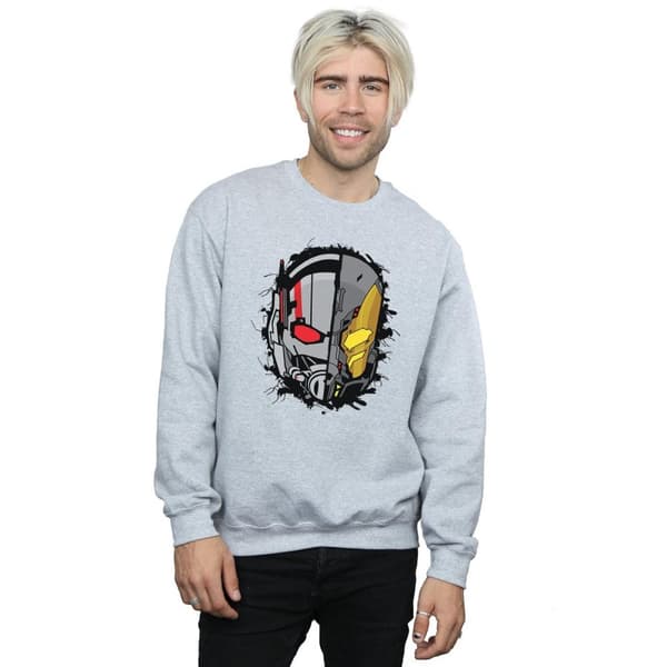 Marvel Mens Ant-Man Split Helmet Sweatshirt
