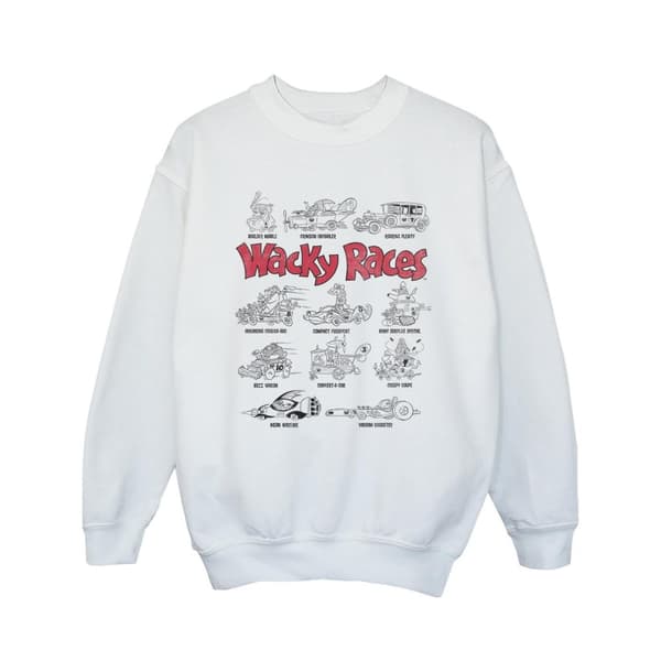 Wacky Races Girls Car Lineup Sweatshirt