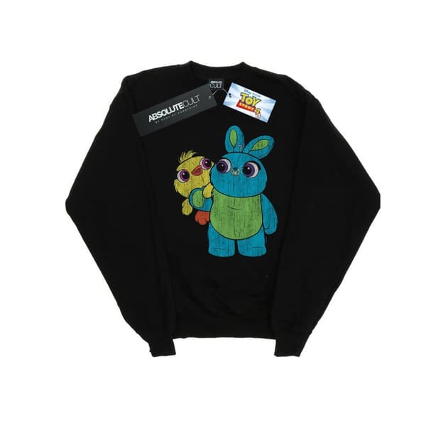 Disney Dam/kvinnor Toy Story 4 Ducky And Bunny Distressed Pose Sweatshirt