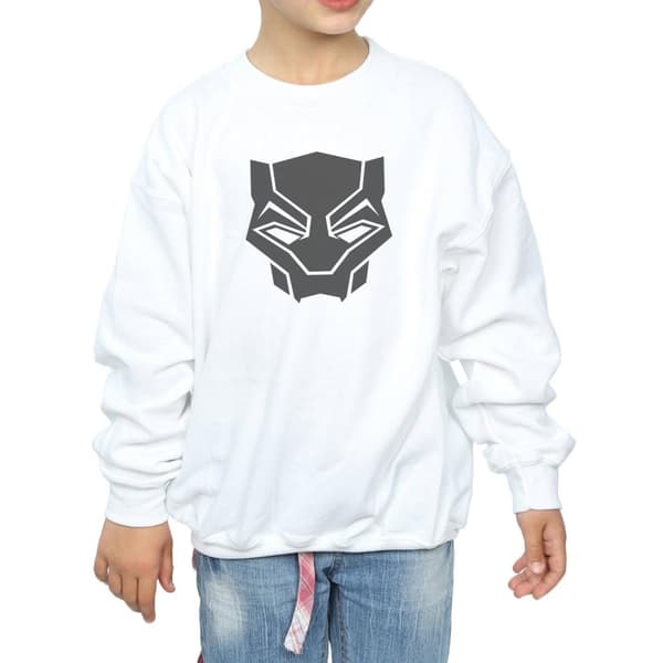 Marvel Black Panther svart på svart-tröja för flickor