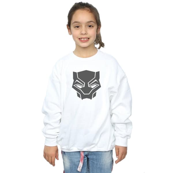 Marvel Black Panther svart på svart-tröja för flickor