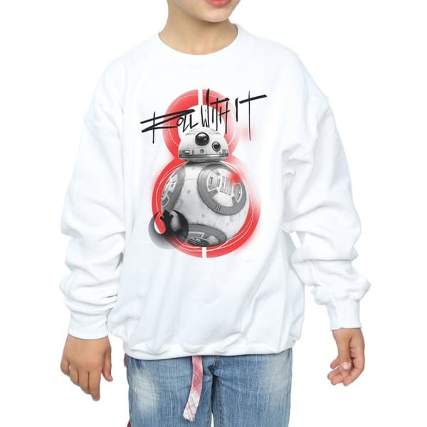 Star Wars Girls The Last Jedi BB-8 Roll With It Sweatshirt