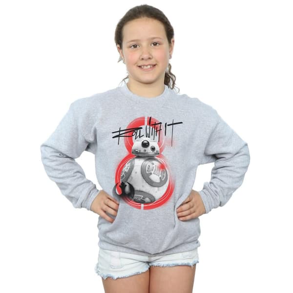 Star Wars Girls The Last Jedi BB-8 Roll With It Sweatshirt