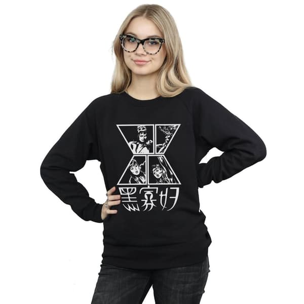 Marvel Womens/Ladies Black Widow Symbol Sweatshirt