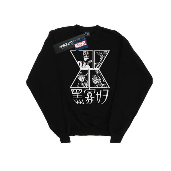 Marvel Womens/Ladies Black Widow Symbol Sweatshirt