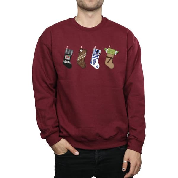 Star Wars Mens Christmas Stockings Sweatshirt
