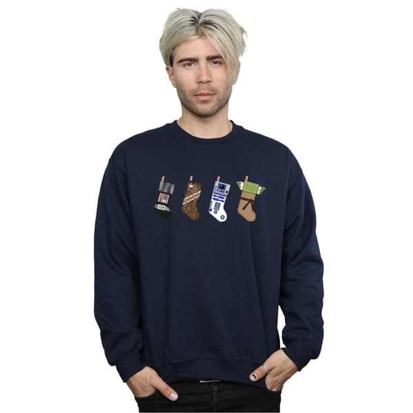 Star Wars Sweatshirt med julstrumpor för herrar