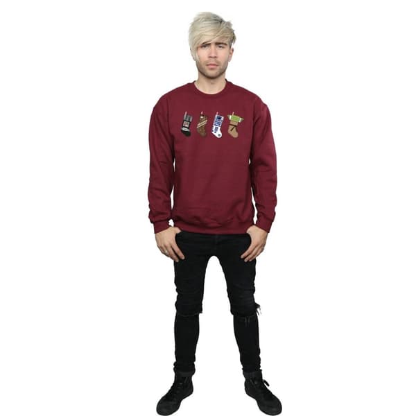 Star Wars Sweatshirt med julstrumpor för herrar