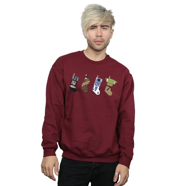 Star Wars Sweatshirt med julstrumpor för herrar