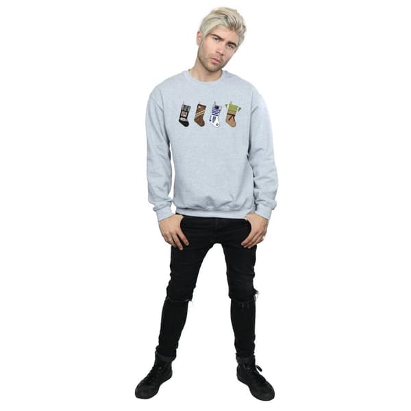 Star Wars Mens Christmas Stockings Sweatshirt