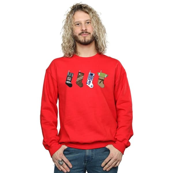 Star Wars Sweatshirt med julstrumpor för herrar