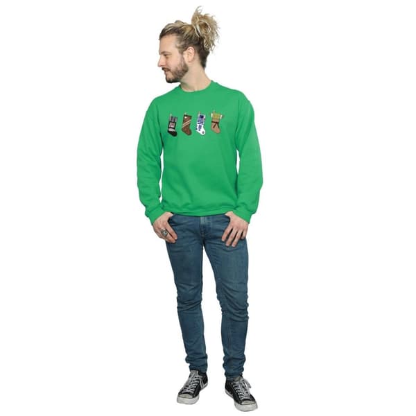 Star Wars Sweatshirt med julstrumpor för herrar