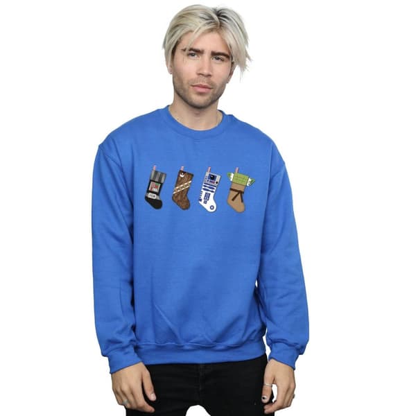 Star Wars Mens Christmas Stockings Sweatshirt