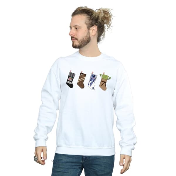 Star Wars Sweatshirt med julstrumpor för herrar