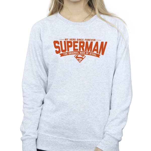 DC Comics Dam/Tjej Superman Hero Dad Sweatshirt