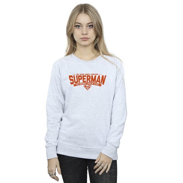 DC Comics Dam/Tjej Superman Hero Dad Sweatshirt