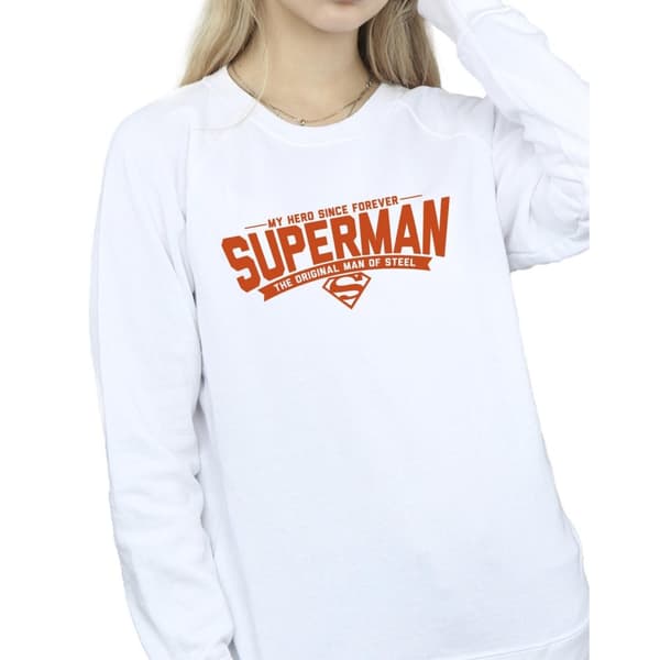 DC Comics Dam/Tjej Superman Hero Dad Sweatshirt