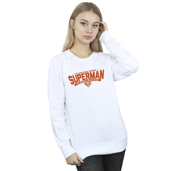 DC Comics Dam/Tjej Superman Hero Dad Sweatshirt