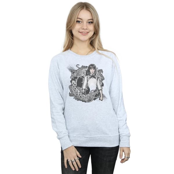 Marvel Womens/Ladies Shang-Chi And The Legend Of The Ten Rings Xialing Dragon Sweatshirt