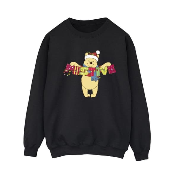 Disney Womens/Ladies Winnie The Pooh Festive Sweatshirt