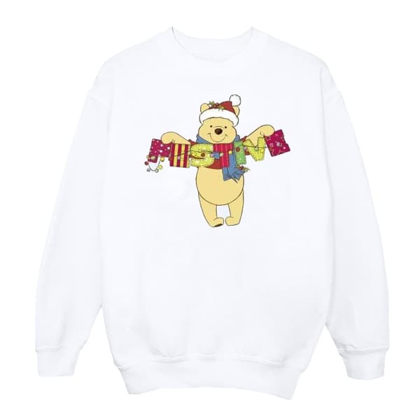 Disney Womens/Ladies Winnie The Pooh Festive Sweatshirt