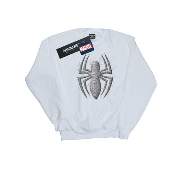 Marvel Boys Spider-Man Web Logo Sweatshirt