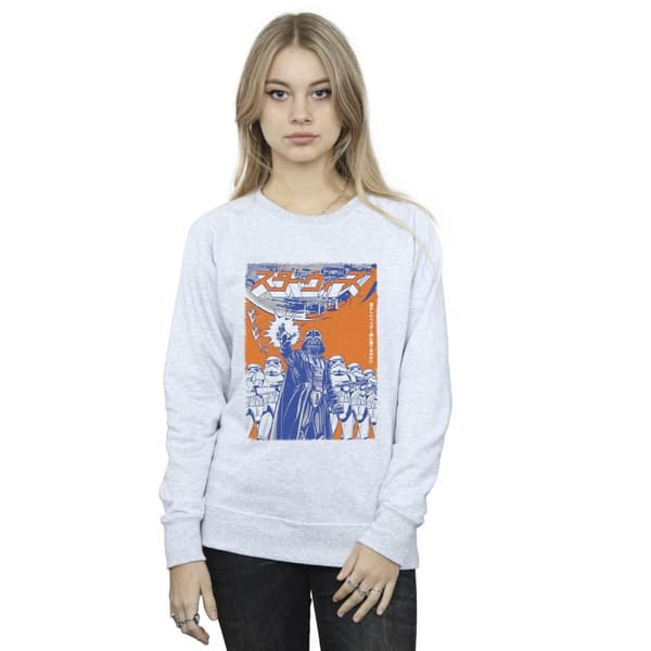Star Wars Womens/Ladies Vader International Poster Sweatshirt