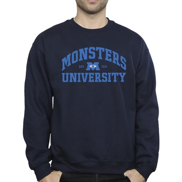 Disney Mens Monsters University Logo Sweatshirt