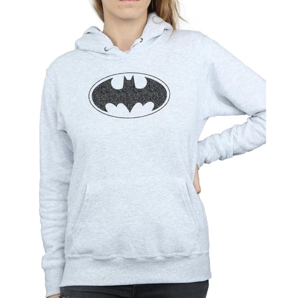 DC Comics Womens/Ladies Batman One Colour Logo Hoodie
